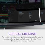 Alienware Aw3423Dw 34.18" Curved Quantom Dot OLED Gaming Monitor, 3440 x 1440 pixels @ 175Hz, Curvature 1800R, Grey to Grey (0.1Ms), Contrast Ratio 1. 1.07 Thousand