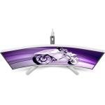 Philips Evnia 34M2C8600-34 Inch OLED WQHD Curved Gaming Monitor, 175 Hz, Ambiglow, HDR400, FreeSync Premium Pro, G-Sync Comp. (3440x1440, 0.1 ms GtG, HDMI, DisplayPort, USB-C, USB Hub) gray/white