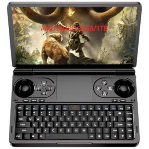 GPD WIN Mini 2024 Handheld Game Console, 7" Touchscreen Gaming PC Mini Laptop Gamepad UMPC Win11 [AMD Ryzen 7 8840U 32GB RAM/1TB M.2 NVMe SSD]