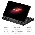 Pocket 4 Mini Laptop 8.8" 2.5K 144Hz Touchscreen with AMD Ryzen AI 9 HX 370(32GB LPDDR5X | 2TB SSD) Wi-Fi 6E, Bluetooth 5.3, Modular AI Handheld PC, for Gamers/Developers/Professionals/Travelers
