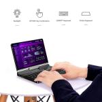 Pocket 4 Mini Laptop 8.8" 2.5K 144Hz Touchscreen with AMD Ryzen AI 9 HX 370(32GB LPDDR5X | 2TB SSD) Wi-Fi 6E, Bluetooth 5.3, Modular AI Handheld PC, for Gamers/Developers/Professionals/Travelers