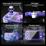 RG 476H Retro Handheld Game Console RG 476H Retro Game Console 4.7 inch IPS Multi-touch Screen 128G UFS2.2 Android 13 Unisoc T820 Processor RG476H Support 1080p DP Output WIFI Bluetooth Indigo