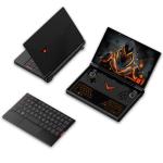 ONE XPLAYER G1 (AMD-AI-370-64GB+4TB) 8.8 Inches Handheld Mini PC Video Game Console Portable Win 11 Home OS Laptop 144Hz 2560X1600 Touchscreen Pocket Tablet PC Black
