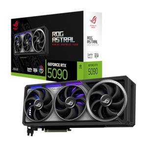 ASUS ROG Astral GeForce RTX™ 5090 Gaming Graphics Card (PCIe® 5.0, 32GB GDDR7, HDMI®/DP 2.1, 3.8-Slot, 4-Fan Design, Axial-tech Fans, Patented Vapor Chamber, Phase-Change GPU Thermal pad)