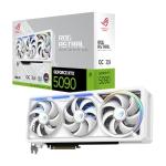 ASUS ROG Astral GeForce RTX 5090 White OC Edition Gaming Graphics Card (PCIe 5.0, 32GB GDDR7, HDMI/DP 2.1, 3.8-slot, 4fan design, Axial-tech fans, patented vapor chamber, Phase-change GPU thermal pad)