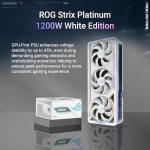 ASUS ROG Astral GeForce RTX 5090 White OC Edition Gaming Graphics Card (PCIe 5.0, 32GB GDDR7, HDMI/DP 2.1, 3.8-slot, 4fan design, Axial-tech fans, patented vapor chamber, Phase-change GPU thermal pad)