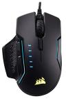 CORSAIR Glaive - RGB Gaming Mouse - Comfortable & Ergonomic - Interchangeable Grips - 16000 DPI Optical Sensor - Aluminum