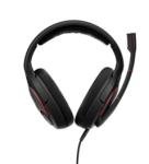 EPOS I Sennheiser GAME ONE Gaming Headset, Open Acoustic, Noise-canceling mic, Flip-To-Mute, XXL plush velvet ear pads, compatible with PC, Mac, Xbox One, PS4, Nintendo Switch, and Smartphone - Black.