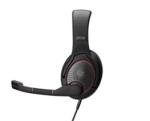 EPOS I Sennheiser GAME ONE Gaming Headset, Open Acoustic, Noise-canceling mic, Flip-To-Mute, XXL plush velvet ear pads, compatible with PC, Mac, Xbox One, PS4, Nintendo Switch, and Smartphone - Black.
