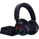 Razer Kraken V4 Pro - Wireless Gaming-Headset with OLED Control Hub - Sensa HD haptics - TriForce 40mm Drivers - HyperSpeed & Bluetooth - THX Spatial Audio | Black