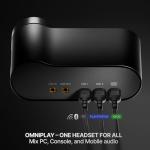 SteelSeries Arctis Nova Elite - Hi-Res Wireless Gaming Headset - 96kHz/24bit - Carbon Fiber Speakers - ANC - AI Noise Rejection - App - 2.4GHz + BT - Multi-Source Mix - OmniPlay PC+PS+Xbox - Black