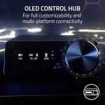 Razer Kraken V4 Pro - Wireless Gaming-Headset with OLED Control Hub - Sensa HD haptics - TriForce 40mm Drivers - HyperSpeed & Bluetooth - THX Spatial Audio | Black