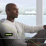 Shure Wired Sound Isolating Earphones Gen 2, Secure in-Ear Earbuds, High-End Professional Sound, Hi-Def Four Drivers, Upgraded Sound Filters, Durable Quality, Customizable Frequency - Jade, One Size