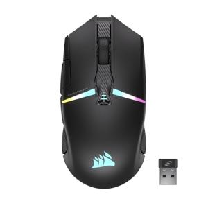 Corsair NIGHTSABRE RGB WIRELESS Gaming Mouse for FPS, MOBA - 26,000 DPI - 11 Programmable Buttons - Up To 100hrs Battery - iCUE Compatible - Black