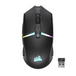 Corsair NIGHTSABRE RGB WIRELESS Gaming Mouse for FPS, MOBA - 26,000 DPI - 11 Programmable Buttons - Up To 100hrs Battery - iCUE Compatible - Black