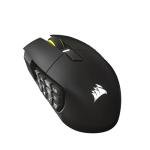 Corsair SCIMITAR ELITE WIRELESS SE MMO PC Gaming Mouse – 33,000 DPI, 16 Programmable Buttons, Key Slider, Elgato Virtual Stream Deck, 1,000Hz Polling, Up to 150-Hour Battery – Gunmetal
