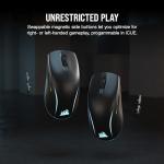 Corsair M75 WIRELESS RGB Lightweight FPS Gaming Mouse – 26,000 DPI – Swappable Side Buttons – iCUE Compatible – PC – Black