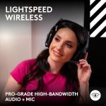 Logitech G Astro A50 LIGHTSPEED Wireless Gaming Headset + Base (Gen 5), PRO-G GRAPHENE, 3-System Switching, USB-C to Xbox, PS5, PC/Mac, Nintendo Switch, Switch 2, Bluetooth - Black