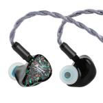 Linsoul Kiwi Ears Astral 1DD+6BA Hybrid In Ear Monitor, Wired Earbuds, HiFi Studio Recording &Mixing Earphone, Portable Gaming IEMs for Professional Music Engineers Audiophiles (Green)