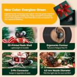 Linsoul Kiwi Ears Astral 1DD+6BA Hybrid In Ear Monitor, Wired Earbuds, HiFi Studio Recording &Mixing Earphone, Portable Gaming IEMs for Professional Music Engineers Audiophiles (Green)