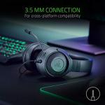 Razer Kraken X Lite - Wired Ultralight PC Gaming Headset - Surround Sound bendable cardioid microphone (230g light, 3.5 jack for PS4, PS5, Switch, Xbox One, Xbox Series X|S) Black