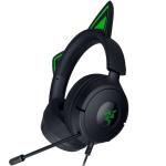 Razer Kraken Kitty V3 X - Wired Kitty Headset for Gaming - Iconic Kitty Ears - 270g Lightweight - HyperClear Cardioid Mic - TriForce 40 mm Drivers - 3,5mm Audio Jack | Black