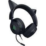 Razer Kraken Kitty V3 X - Wired Kitty Headset for Gaming - Iconic Kitty Ears - 270g Lightweight - HyperClear Cardioid Mic - TriForce 40 mm Drivers - 3,5mm Audio Jack | Black