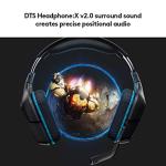 Logitech G432 Wired Gaming Headset, 7.1 Surround Sound, DTS Headphone:X 2.0, 50 mm Audio Drivers, USB and 3.5 mm Audio Jack, Flip-to-Mute Mic, Lightweight, PC/Mac/Xbox One/PS4/Nintendo Switch - Black