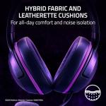 Razer Kraken Kitty V2 - Gengar Pokémon Edition - USB Headset - Gengar Spikes - Stream Reactive Lighting - HyperClear Cardioid Mic - TriForce 40mm Drivers - 7.1 Surround Sound | Violet