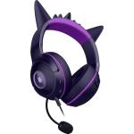 Razer Kraken Kitty V2 - Gengar Pokémon Edition - USB Headset - Gengar Spikes - Stream Reactive Lighting - HyperClear Cardioid Mic - TriForce 40mm Drivers - 7.1 Surround Sound | Violet