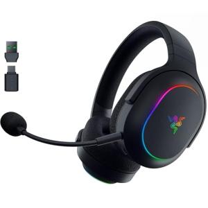 Razer Barracuda X Chroma - Wireless Multi-Platform Gaming Headset with 6 Zone Chroma RGB (SmartSwitch Hyperspeed & Bluetooth, 40mm Drivers, Detachable HyperClear Cardioid Mic) Black