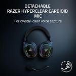 Razer Barracuda X Chroma - Wireless Multi-Platform Gaming Headset with 6 Zone Chroma RGB (SmartSwitch Hyperspeed & Bluetooth, 40mm Drivers, Detachable HyperClear Cardioid Mic) Black