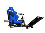 OpenWheeler Advanced Racing Seat and Stand Driving Simulator Gaming Chair with Gear Shifter Mount