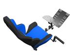 OpenWheeler Advanced Racing Seat and Stand Driving Simulator Gaming Chair with Gear Shifter Mount