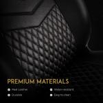 noblechairs ICON Gaming Chair - Office Chair - Desk Chair - Real Leather - Ergonomic - Cold Foam Upholstery - 150kg - Racing Seat Design - Black