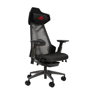 ASUS ROG Destrier Ergo Gaming Chair (Ergonomic Chair, 360° Arm Rests for Mobile, Acoustic Panel, Aluminium Frame, Breathable Mesh, Lumbar Support and Headrest), 90GC0120-MSG010