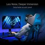 ASUS ROG Destrier Ergo Gaming Chair (Ergonomic Chair, 360° Arm Rests for Mobile, Acoustic Panel, Aluminium Frame, Breathable Mesh, Lumbar Support and Headrest), 90GC0120-MSG010