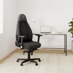 noblechairs ICON TX Desk Chair Gaming Chair Executive Chair Ergonomic 150 kg Swivel Chair with Wheels Game Chairs Textile Fabric Includes Cushion Anthracite