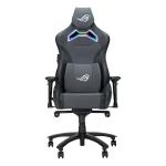 ASUS ROG Chariot X Gaming Chair (Aura RGB Lighting, 4D Armrests, Memory Foam, Premium PU Leather, One-Touch Controller), Grey