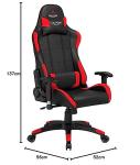 ALPHAGAMER - Alpha Gamer Vega Noir/Rouge Gaming Chair - AGVEGA-BK-R
