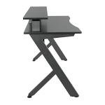 OSP Home Furnishings Area51 Battlestation Gaming Desk, Matte Black