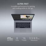 Razer Blade 14 (2022) - 14 inch AMD Gaming-Laptop - NVIDIA GeForce RTX 3070 TI - AMD Ryzen 9-6900HX - 14" 1440p 165Hz QHD-Display (16GB DDR5-RAM, 1TB SSD, Aluminium Body) QWERTY UK-Layout | Mercury