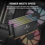 Corsair Vengeance a5100 Gaming PC – Liquid Cooled AMD Ryzen 7 7800X3D CPU – NVIDIA GeForce RTX 5080 GPU – 32GB Dominator Titanium RGB DDR5 Memory – 2TB M.2 SSD – Black