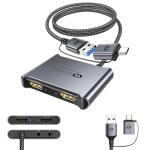WARRKY 4K Loop Out Video Capture Card for Streaming, Work for PS4/PS5/XBOX/Switch/PC/Laptop/Camera/iPad, HDMI to USB 3.0 1080P 60FPS Record Game Capture Card for Live and Video