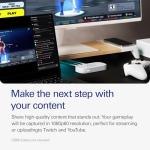 Elgato Game Capture Neo – USB Portable Capture Card 4K60 HDR Passthrough, 1080p60 Video Recording – For PS5 Xbox Nintendo Switch 2 - OBS, Quicktime and more - Plug & Play Works on Laptop PC Mac iPad