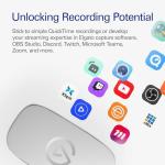 Elgato Game Capture Neo – USB Portable Capture Card 4K60 HDR Passthrough, 1080p60 Video Recording – For PS5 Xbox Nintendo Switch 2 - OBS, Quicktime and more - Plug & Play Works on Laptop PC Mac iPad