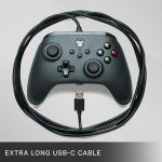 PowerA Wired Controller For Xbox Series X & S, Xbox One, PC, Windows 10 & 11, Dual Rumble Motors, Detachable 10ft USB Cable, 3.5mm Stereo Headset Jack, Official: Black