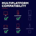 GXTrust 409 Oxxie Wireless Earbuds PS5 Switch PC Mobile, Bluetooth or USB-C Receiver, Gaming Earphones with 4 ENC Noise Cancelling Microphones, 40h Battery Life, Low Latency Stereo In Ear Buds, White