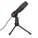 Trust Gaming GXT 212 Mico USB Microphone on Tripod for PC, PS4, PS5 and Laptop, Mic with 3.5 mm and USB Connection, 1.80 m Cable, for Streaming, Twitch and Youtube - Black
