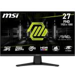 MSI MAG 274F 27-Inch FHD 1920x1080 Gaming Monitor - Rapid IPS, 200Hz, 0.5ms, HDR ready, Eye care, HDMI 2.0b, DP 1.2a, Frame-less, Tilt-Adjustable, Vesa Mount, Black
